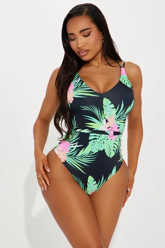 Always Summer O Ring 1 Piece Swimsuit - Black/combo