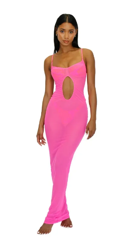 AMIRA MAXI DRESS - PINK