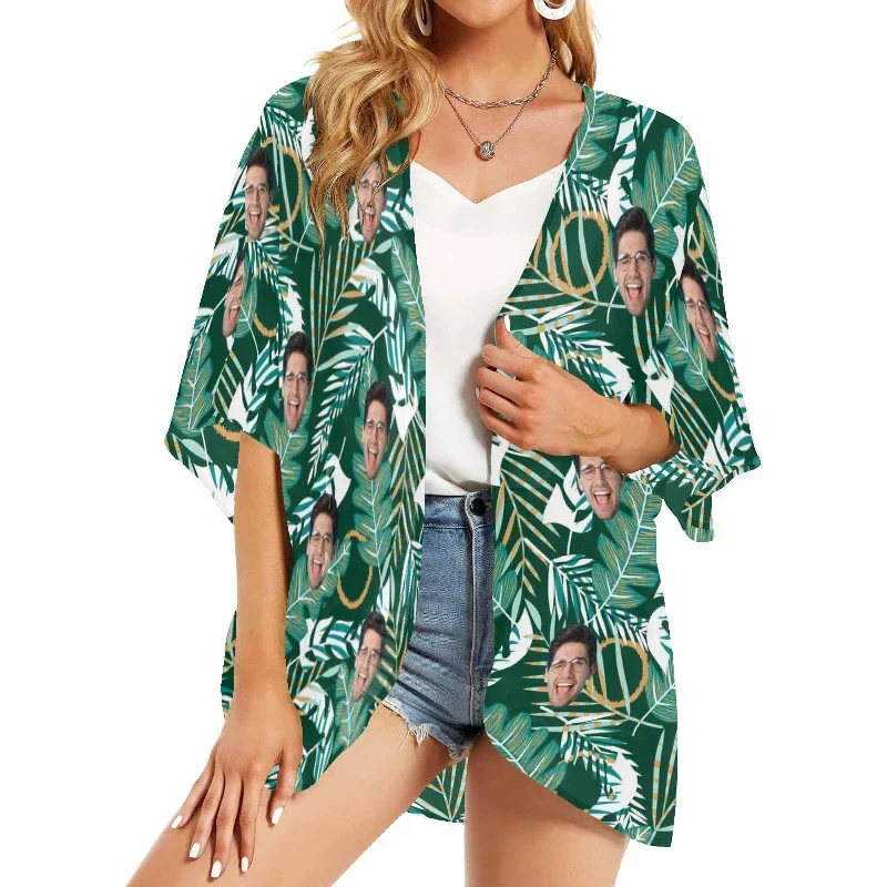 custom-face-banana-leaves-womens-bikini-swimsuit-long-short-kimono-chiffon-blouse-set