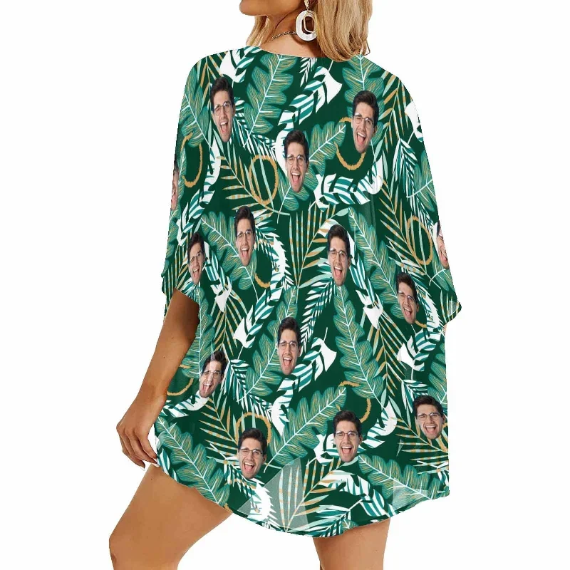 custom-face-banana-leaves-womens-bikini-swimsuit-long-short-kimono-chiffon-blouse-set