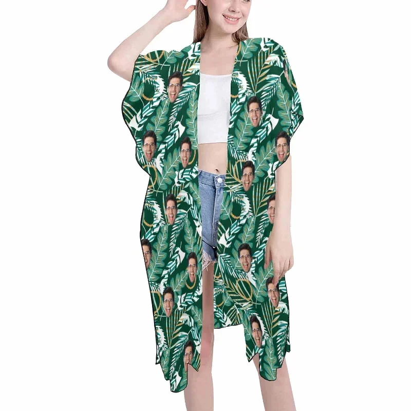 custom-face-banana-leaves-womens-bikini-swimsuit-long-short-kimono-chiffon-blouse-set