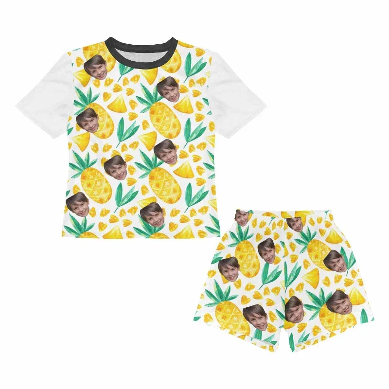 custom-face-seamless-pineapple-big-kids-short-pajama-set-for-boys