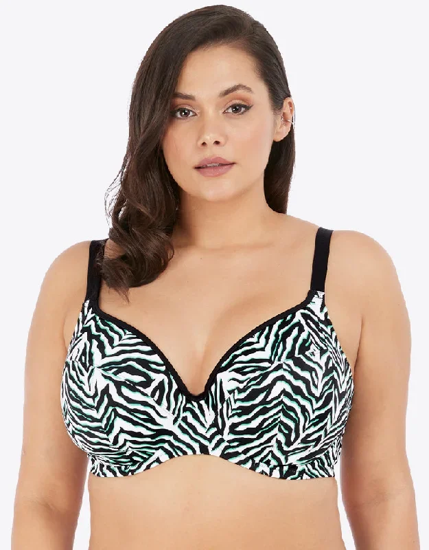 elomi-zebra-rhythm-plunge-bikini-top-black