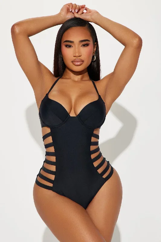 Erin Underwire 1 Piece Swimsuit - Black