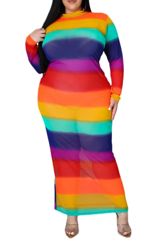 final-sale-plus-size-sheer-bodycon-dress-in-rainbow-stripes