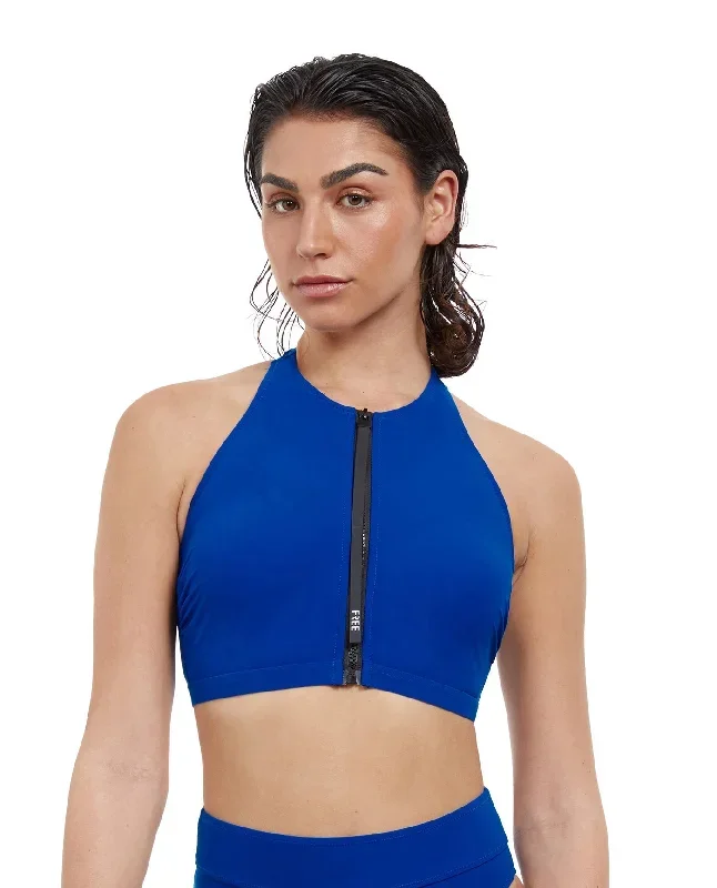 Free Sport Ultimate Wave High Neck V-Back Bikini Top