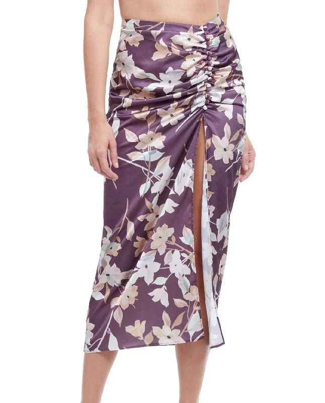 Gottex Amore Side Slit Long Cover Up Skirt