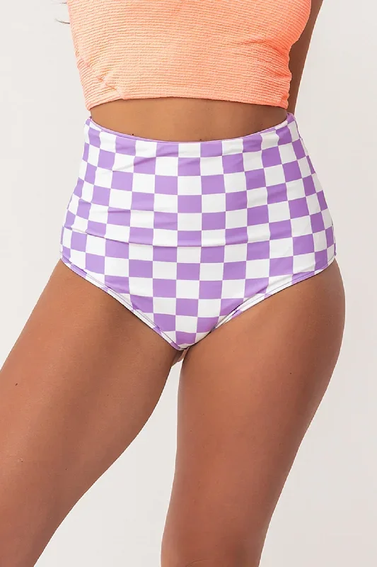 Leisure Reversible Bottom | Lavender Love Check