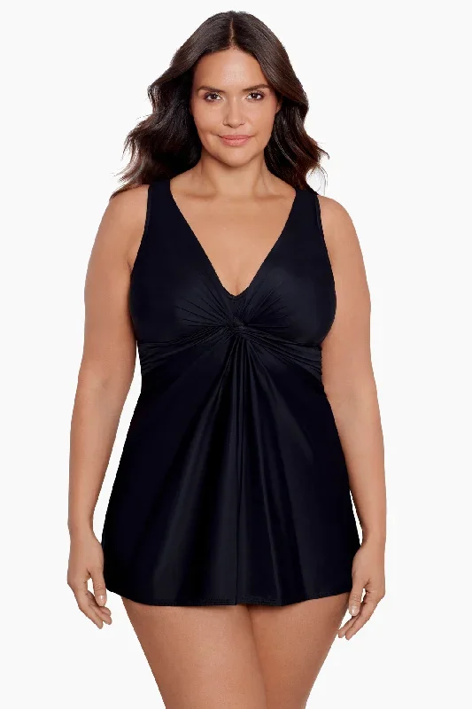 Plus Size Must Haves Marais One Piece Swim Dress