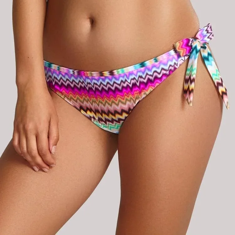 Panache Swimwear Milano Tie Side Brazillan Brief - Ikat Print