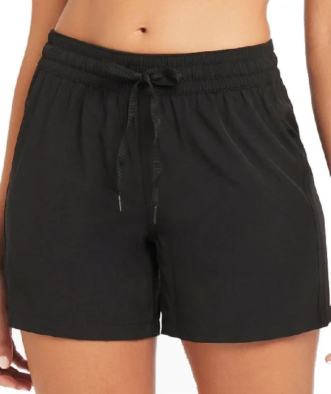 Sea Level Essentials Mid Length Boardshort - Black