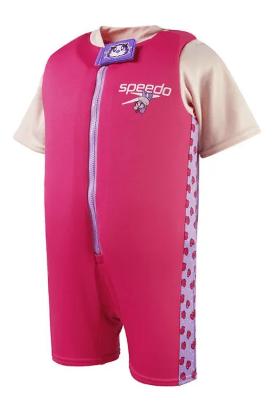 Speedo Toddler Character Printed Float Suit One Piece - Pink/Purple - 8-1225814683