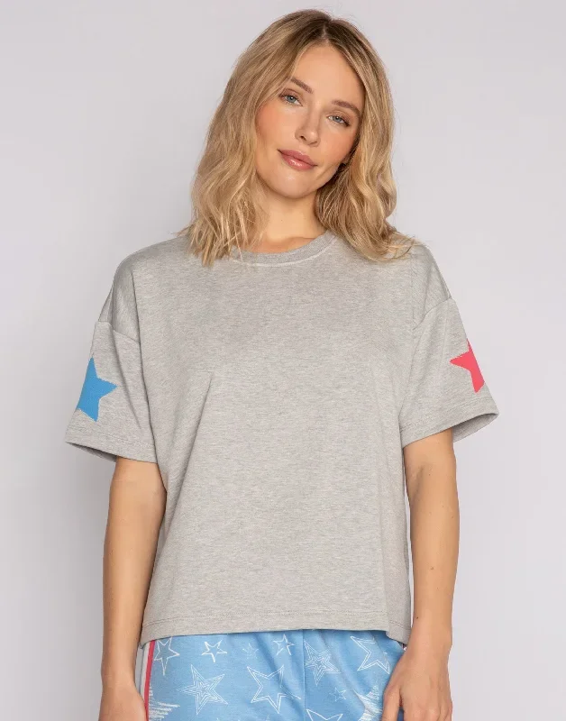 Star Spangled Tee by P.J. Salvage - Heather Grey