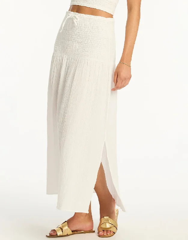 Sunset Beach Skirt - White