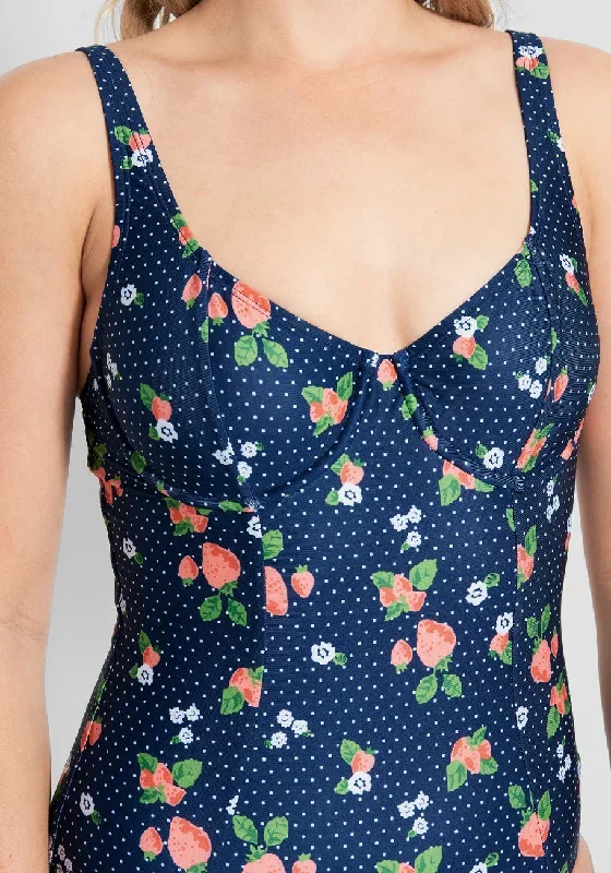 Navy Floral