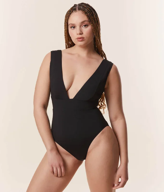 The Mykonos One Piece - Flat - Black - Classic