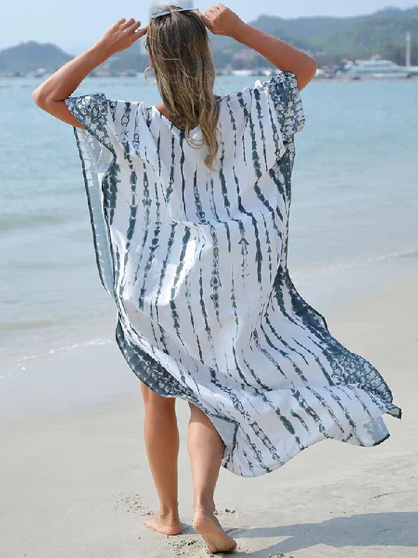 women-print-beach-kaftan-dress-short-sleeve-plus-size-bathing-suit-cover-ups