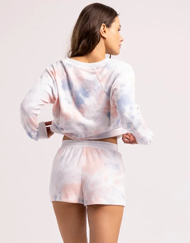 Yummy Tie Dye Short by Z Supply - Cloud Dancer